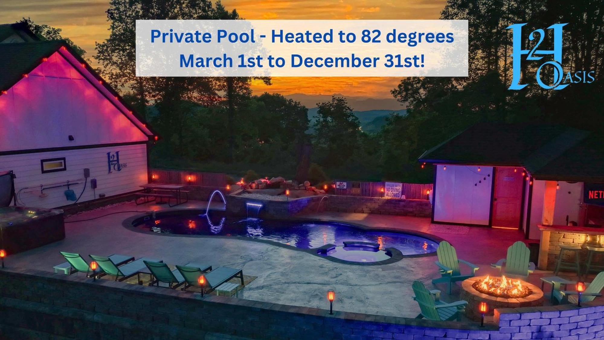 H2Oasis Incredible Pool Retreat With Mountains Views! Villa Sevierville Eksteriør bilde