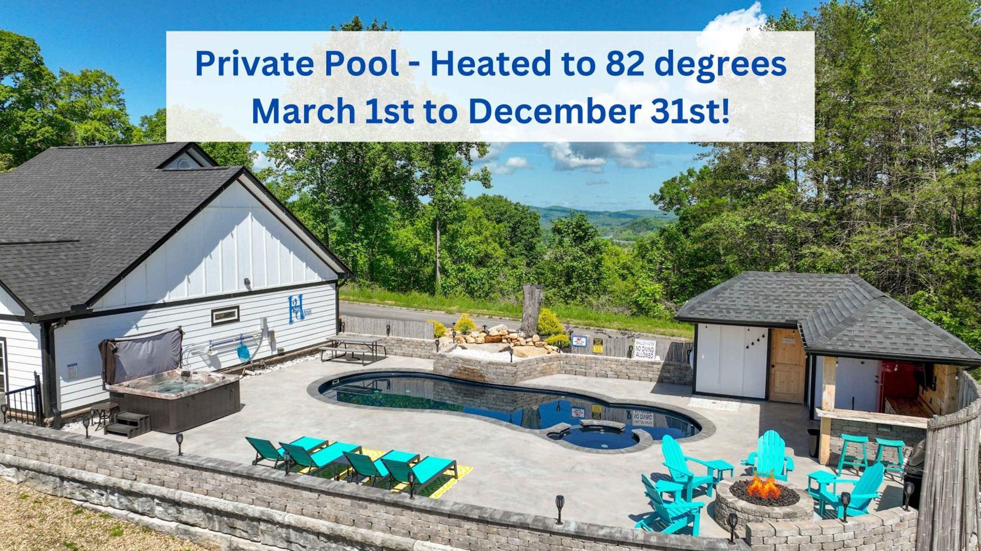 H2Oasis Incredible Pool Retreat With Mountains Views! Villa Sevierville Eksteriør bilde